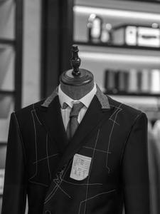 Trajes de <span class=keywords><strong>Boda</strong></span> Italianos al por Mayor para Hombre, <span class=keywords><strong>Traje</strong></span> de 3 Piezas, <span class=keywords><strong>Traje</strong></span> Verde a Cuadros, <span class=keywords><strong>Traje</strong></span> Slim Fit para Hombre, Esmoquin, <span class=keywords><strong>Traje</strong></span> de Novio - Product Image 3