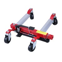 Kit de démontage de pneus à commande hydraulique, chariot de déplacement de roues de voiture robuste, patins de positionnement de véhicules