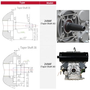 Belon điện nhà sản xuấ<span class=keywords><strong>t</strong></span> 14kw v-loại 2v88f Đôi Xi lanh động cơ diesel phun trực tiếp điện bắ<span class=keywords><strong>t</strong></span> đầu - Product Image 6