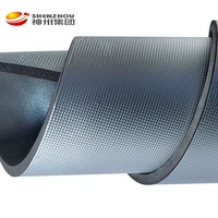 Tube d'isolation en plastique avec film UV, isolation thermique, tube en mousse pour la climatisation, tube en cuivre pour la réfrigération, application en entrepôt