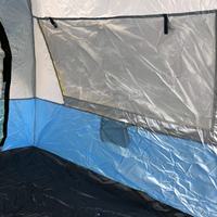 Tente de camping gonflable pour 4 personnes, 1 chambre, quatre saisons, imperméable, ouverture rapide pour une utilisation en extérieur