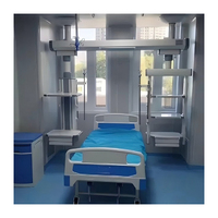 Nouvelle tour médicale multifonctionnelle Herta 2025 pour lit d'hôpital, avec pendentif chirurgical à bras unique, certifiée CE ISO, blanche, pour usage en USI