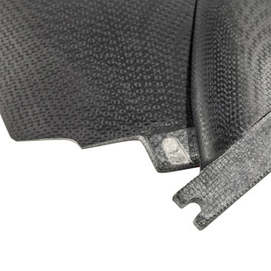Aileron de planche de surf Upsurf Black RM Tail FCS2 Double Tabs - Product Image 3