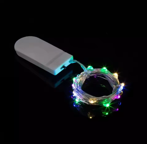 Mini <span class=keywords><strong>Luci</strong></span> <span class=keywords><strong>a</strong></span> Corda <span class=keywords><strong>a</strong></span> Batteria con Filo di Rame 1m 2m, <span class=keywords><strong>Luci</strong></span> LED <span class=keywords><strong>a</strong></span> Corda per Capodanno, Natale, Matrimoni, Feste, Ghirlande Luminose - Product Image 2