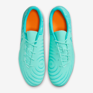 Lightweight Low Top Firm Ground Football <b>Boots</b>, Mint Green Wave Print Breathable Soccer Cleats for Training - Product Image 4