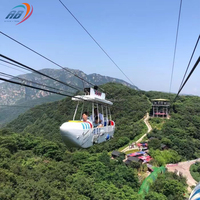 Télésiège Ropeway Sightseeing Cable Car Dirigeable Fix Grip Télésiège dans la zone touristique Zone scénique