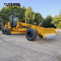 Niveleuse routière japonaise 100hp 135hp 165hp 180hp 220hp GR135 GR165 avec ripper frontal