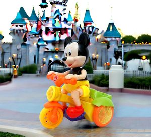 Juguete Eléctrico <span class=keywords><strong>de</strong></span> <span class=keywords><strong>Mickey</strong></span> <span class=keywords><strong>Mouse</strong></span> en Bicicleta, Motocicleta <span class=keywords><strong>de</strong></span> Plástico Colorida y Linda con Música y Luces Intermitentes para Niños - Product Image 2