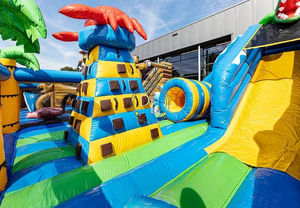 Parque de Atracciones con temática inflable, parque de juegos con parque de atracciones divertido, ciudad, vida marina, mundo grande, casa de rebote - Product Image 6