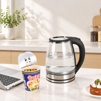 Bouilloire électrique intelligente en verre avec contrôle de la température, fonction maintien au chaud, bouilloire à eau en verre transparent pour préparer le thé et le café
