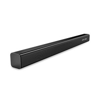 Barre de son de conception mince de 60cm haut-parleur de barre de son bt sans fil avec télécommande d'arc HD