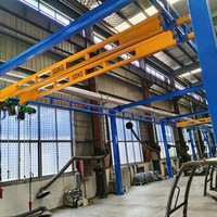 Système de rail flexible KBK pour grue, équipement de levage léger en aluminium pour atelier, poste de travail et ligne d'assemblage