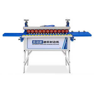 Edgebander de sobremesa pequeño para carpintería doméstica para madera de forma pequeña con montaje de motor de núcleo y rodamiento - Product Image 1