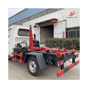 Camión de basura de <span class=keywords><strong>gancho</strong></span> usado Contenedor cerrado Compatible <span class=keywords><strong>con</strong></span> brazo hidráulico Carga rápida - Product Image 3
