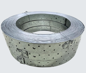 Perforated Holes <b>Builders</b> Galvanised Steel Band Metal Fixing Strap - Product Image 1