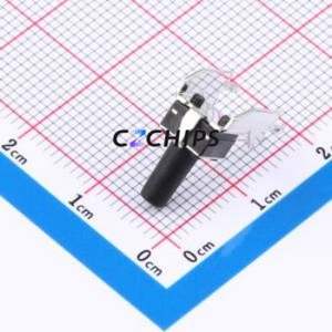 GT-TC102B-H110-L1 Tactile Switch Through hole,6.1x6.1mm Switch Single Pole Single Throw Round Button 2.5N Right Angle Insert - Product Image 2