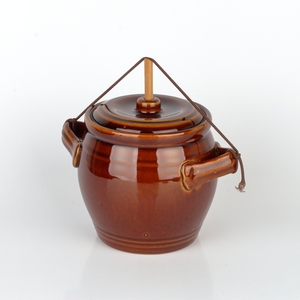 <span class=keywords><strong>Pot</strong></span> <span class=keywords><strong>à</strong></span> cornichons en céramique marron personnalisé, utilisation <span class=keywords><strong>à</strong></span> la maison, cuisine, style classique traditionnel, <span class=keywords><strong>pot</strong></span> <span class=keywords><strong>à</strong></span> nourriture scellé pour chou crue, cadeaux, 500 ml - Product Image 6