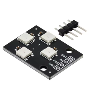 บล็อกอิเล็กทรอนิกส์ 4 หลัก ซีเรียล 5050 โมดูลไฟ LED หลากสี 2811 WS2812B - Product Image 4