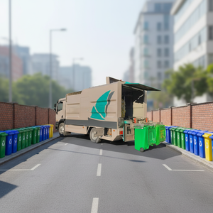 Reliable Quality <strong>Garbage</strong> Can Washing <strong>Truck</strong> CLW <strong>Garbage</strong> Bin Cleaning <strong>Truck</strong> / <strong>Garbage</strong> Can Washing Vehicle for Municipal Sanitation - Product Image 1