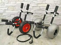 Chariot de transport pliable en acier inoxydable pour planche à pagaie (SUP) et planche de surf, chariot à main OEM