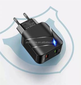 อะแดปเตอร์ชาร์จเร็ว USB LED QC3.0 2A สำหรับโทรศัพท์มือถือ iPhone 17 16 15 14 - Product Image 4