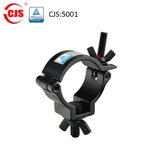 Lighting Clamps 220lb Truss Stage Light Clamp 48-51mm Black Sliver Wholesale Universal Trusses Clamp