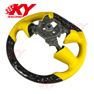 Accesorios para Automóviles, Volante Deportivo Personalizado de Cuero y Fibra de Carbono para Hummer H2 2004-2008, para GMC ENVOY XL Denali - Product Image 4