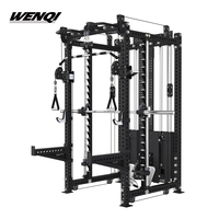 Machine Smith de qualité industrielle avec système de croisement de câbles et rack de musculation pour centre de fitness et équipement de salle de sport commerciale