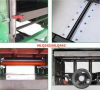 MQ393 Machine à Bois Combinée Industrielle Scie et Raboteuse d'Établi