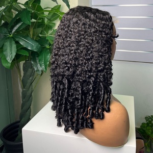 HD Transparent Lace Glueless <b>Wig</b> 5x5 Lace Closure <b>Pixie</b> Curl <b>Wig</b> Breathable Cap Curly <b>Wigs</b> Human Hair Lace Front for Women - Product Image 3