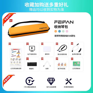 Flying Fan Melodica Piano portable 37 touches 47x10,5 cm avec étui EVA haut de gamme pour étudiants et adultes - Product Image 3