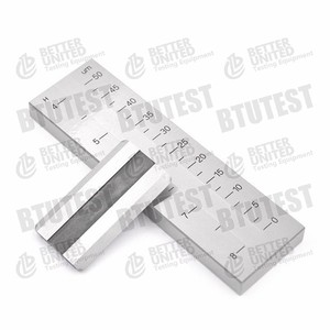 Medidor de Finoza com Raspador de Slot Único Personalizável em Aço Inoxidável com Raspador Duplo Hegman, Suporte OEM - Product Image 4