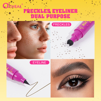 2 in 1 Dual Head Long Lasting Liquid Bronzer Waterproof Freckles Pen Cepat Kering