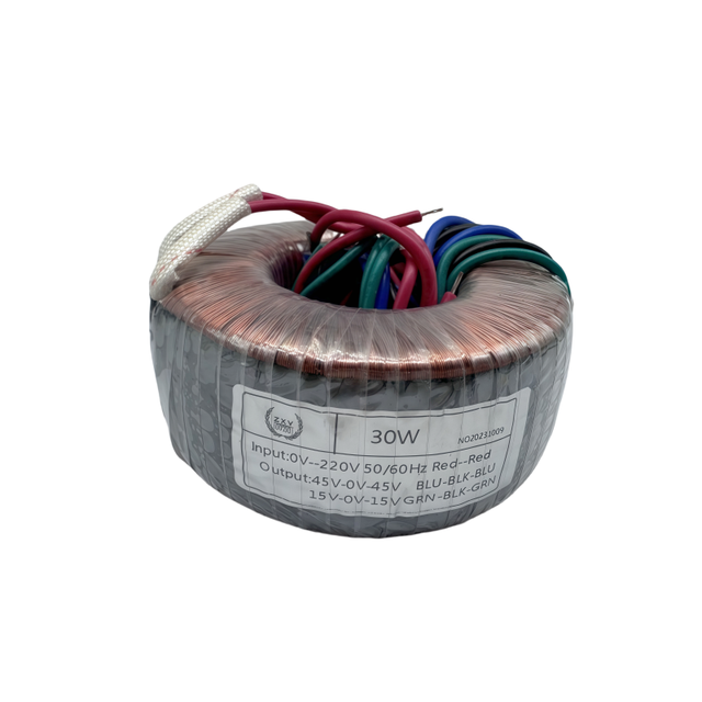 Toroidal Transformer 30W 0-220V Conversion 45V-0-45V 15v-0V-15V Power Transformer for Power Use