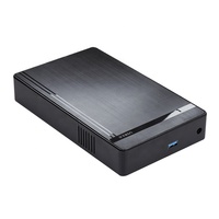 Case Esterno USB 3.0 per HDD/SSD SATA da 2.5\" e 3.5\" in Plastica per Disco Rigido da 3.5 Pollici