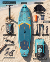 Planche à pagaie gonflable tout usage MYBOAT OEM 11'6"*35"*6" avec siège, planche de surf souple, kayak gonflable, SUP