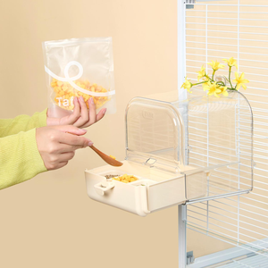 Papageien spezifische Kleintier bedarf Spritzwasser geschütztes Badebecken Vogel häuschen für Stare Wellens ittiche Love birds Nymphen sittiche - Product Image 6