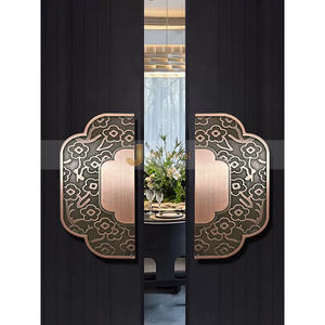 Palanca de puerta de entrada de hotel de acero inoxidable suministro de fábrica V195 Precio de manija de puerta de acero inoxidable - Product Image 5