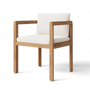 Sillón <span class=keywords><strong>de</strong></span> Comedor <span class=keywords><strong>de</strong></span> Teca <span class=keywords><strong>de</strong></span> Lujo, Contemporáneo y Duradero, Marca FERLY, Asiento Tejido para Patio Exterior, <span class=keywords><strong>Muebles</strong></span> <span class=keywords><strong>de</strong></span> Jardín Cómodos - Product Image 3