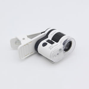 Kaca Pembesar Mikroskop <span class=keywords><strong>100x</strong></span> RJS.100M Penyangga Ponsel Pembesar Lampu LED Mikroskop UV Portabel Mini Pembesar Daya Tinggi - Product Image 4