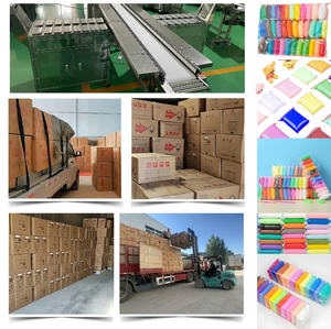 SIWEI tas 100g buatan tangan, Super ringan pengering udara plastik pemodelan tanah liat buatan tangan pendidikan 3D Playdough & Alat Slime - Product Image 4