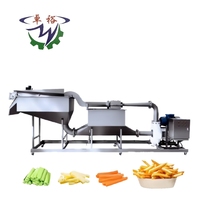 Hoge Efficiëntie Franse Friet Hydro Snijmachine Automatische Elektrische Groente Aardappel Snijder