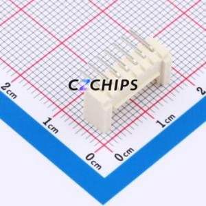 BX-HY2.0-7PWZ-GW Wire-to-Board Pin Header Bent Lead Through Hole,P=2mm Connector 1x7P 2mm Right Angle Insert HY - Product Image 2