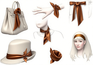 100% Mulberry Long Silk Ribbon <strong>Scarf</strong> <strong>for</strong> <strong>Hair</strong> Beach Head Wraps <strong>for</strong> <strong>Women</strong> Handbag Accessories Necktie - Product Image 6