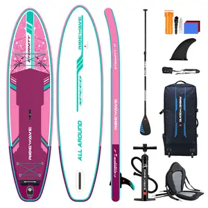 2024 new design girls pink color sup board OEM Inflatable SUP Stand up Paddle Board inflatable surfing isup paddleboard