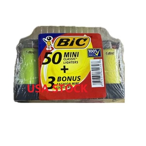 Stock USA J5 MINI 50+3 Briquet en plastique pour cigarettes, 53CT, rechargeable au butane, emballage moderne classique, usage courant pour la cuisine, le fumage et les fêtes - Product Image 6