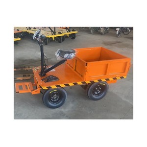 Vagón Eléctrico Grande y Plano con Motor a Batería y Rieles para Transporte de Carga a Corta Distancia - Product Image 6