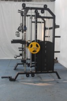 Machine Smith multifonctionnelle avec câbles croisés, rack à squats, équipement de musculation, sport, bodybuilding, machine Smith tout-en-un pour salle de sport