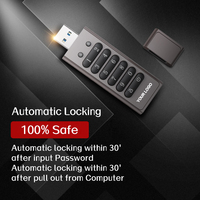 Unidad flash USB segura Hardware Contraseña Memory Stick Cifrado Pen Drive USB Stick 3,0 32GB 64GB 128GB 256GB USB cifrado