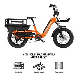 Vélo électrique 2025 dernier modèle, pneus larges, commande au pouce, pour trajets quotidiens - Product Image 4
